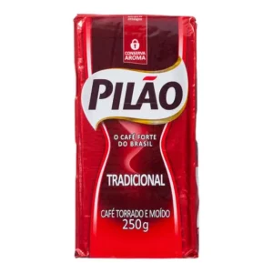 Café Pilão Tradicional Vácuo 250g – Caixa com 20 Unidades – R$ 235,03