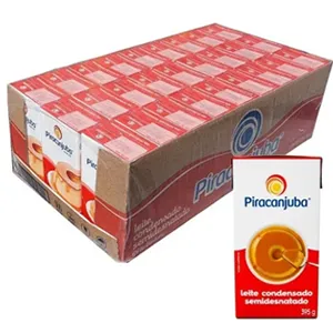 Leite Condensado Semidesnatado Piracanjuba 395g – Caixa com 27 Unidades – R$ 78,30